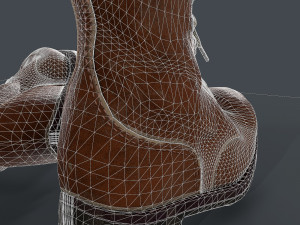 army boots legion 3D Модель