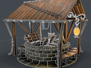 stone well 3D Model