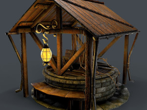 stone well 3D Model
