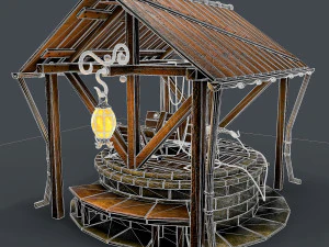 stone well 3D Model
