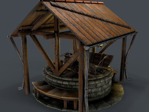 stone well 3D Model