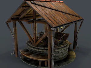 stone well 3D Model