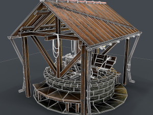 stone well 3D Model
