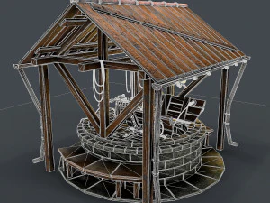 stone well 3D Model