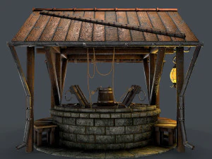 stone well 3D Model