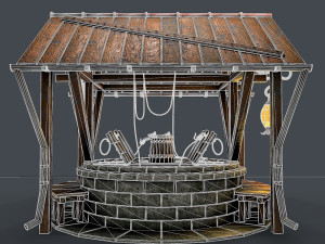 stone well 3D Model