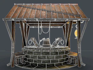 stone well 3D Model