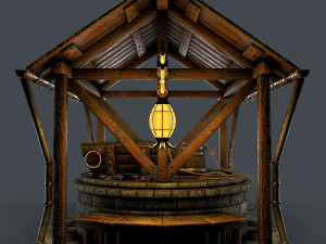 stone well 3D Model