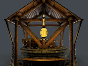 stone well 3D Model