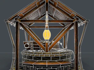 stone well 3D Model
