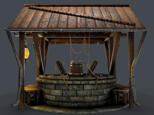 stone well 3D Model