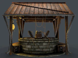 stone well 3D Model