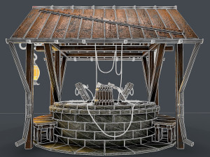 stone well 3D Model