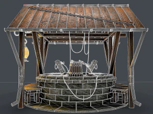 stone well 3D Model