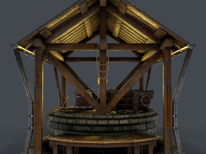 stone well 3D Model