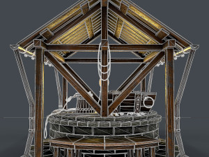 stone well 3D Model