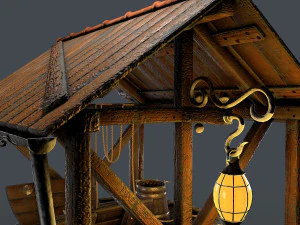 stone well 3D Model