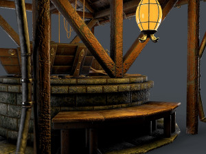 stone well 3D Model
