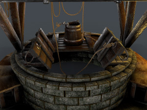 stone well 3D Model