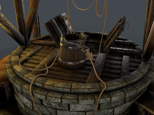 stone well 3D Model