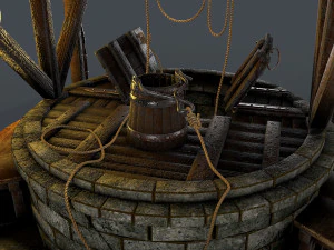 stone well 3D Model