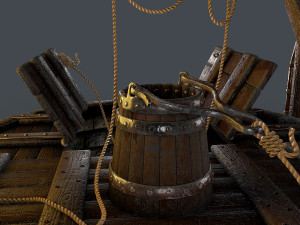 stone well 3D Model