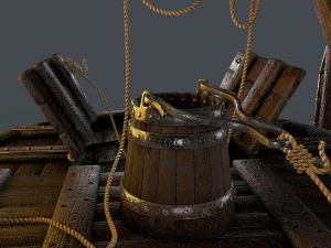 stone well 3D Model