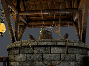 stone well 3D Model