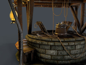 stone well 3D Model