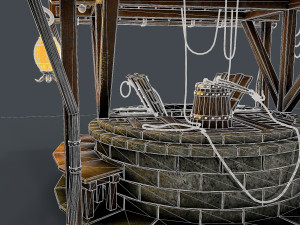 stone well 3D Model