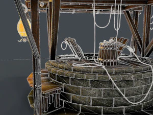 stone well 3D Model