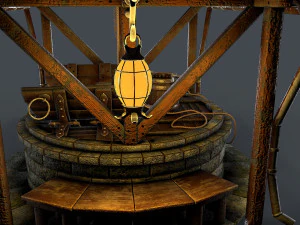 stone well 3D Model