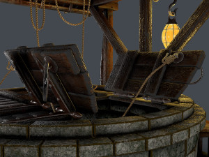 stone well 3D Model