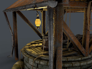 stone well 3D Model