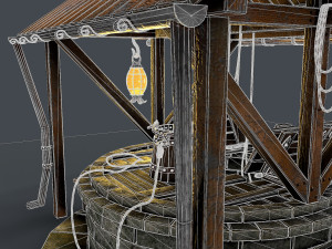 stone well 3D Model