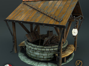 stone well 3D Model