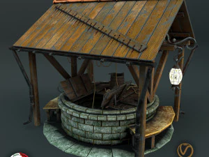 stone well 3D Model