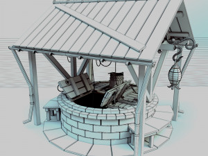 stone well 3D Model