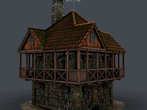 medieval house 3D Model