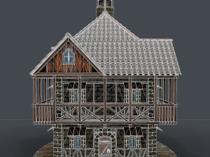 medieval house 3D Model