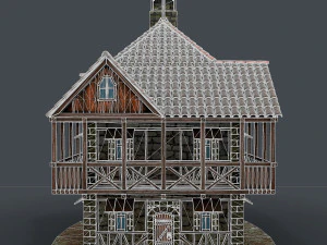 medieval house 3D Model