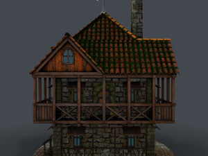 medieval house 3D Model