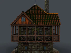 medieval house 3D Model