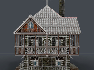 medieval house 3D Model