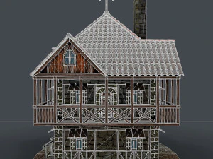 medieval house 3D Model