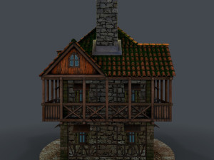 medieval house 3D Model