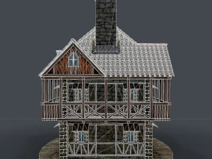 medieval house 3D Model