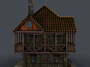 medieval house 3D Model