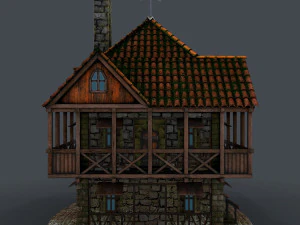 medieval house 3D Model