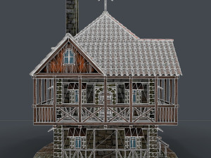 medieval house 3D Model